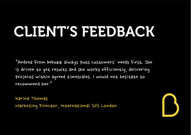 client's feedback